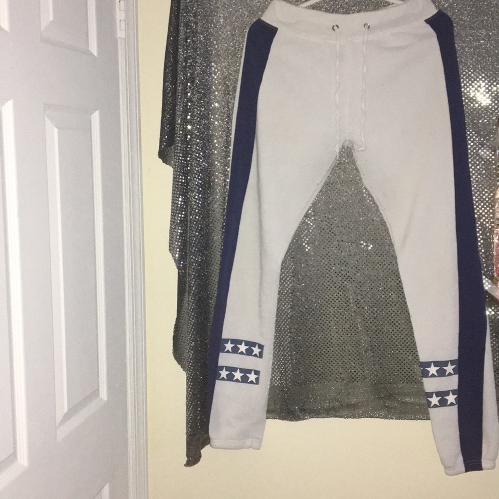 White sweatpants